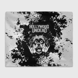 Плед 3D Hollywood Undead рок пес