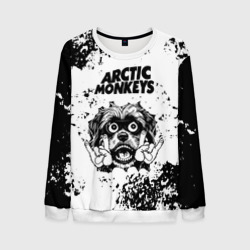 Мужской свитшот 3D Arctic Monkeys - рок пес