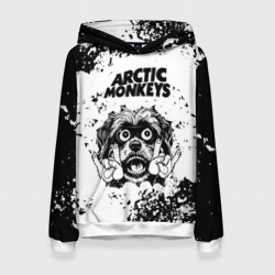 Женская толстовка 3D Arctic Monkeys - рок пес