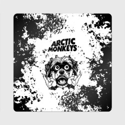 Магнит виниловый Квадрат Arctic Monkeys - рок пес