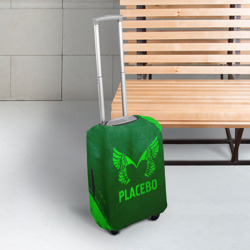 Чехол для чемодана 3D Placebo - green gradient - фото 2