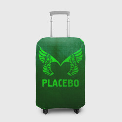 Чехол для чемодана 3D Placebo - green gradient