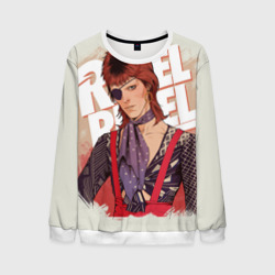 Мужской свитшот 3D David Bowie Rebel