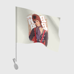 Флаг для автомобиля David Bowie Rebel
