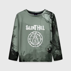 Детский лонгслив 3D Silent hill тёмная материя