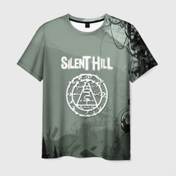 Мужская футболка 3D Silent hill тёмная материя