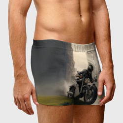 Мужские трусы 3D Скетч байкер - фото 2