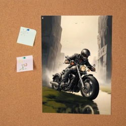 Постер Скетч байкер - фото 2