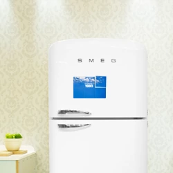 Магнитный плакат 3Х2 Небо с облаками и надпись: на земле с 1980 года - фото 2