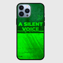 Чехол для iPhone 13 Pro Max A Silent Voice - green gradient посередине