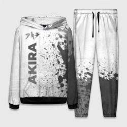 Женский костюм с толстовкой 3D Akira - white gradient по-вертикали