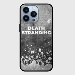 Чехол для iPhone 13 Pro Death Stranding - grey gradient посередине