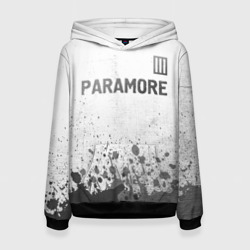 Женская толстовка 3D Paramore - white gradient посередине