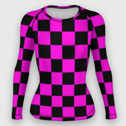 Женский рашгард 3D Эмо шахматная клетка - неформальная мода