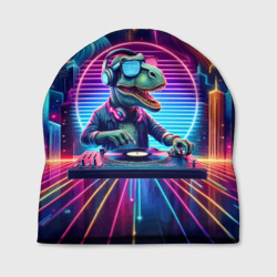 Шапка 3D Dino DJ - neon glow