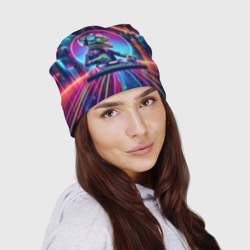 Шапка 3D Dino DJ - neon glow - фото 2