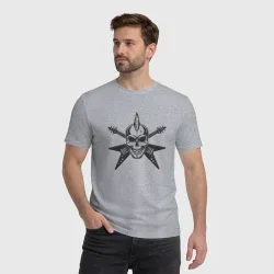 Мужская футболка хлопок Punk rock style - фото 2