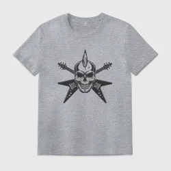 Мужская футболка хлопок Punk rock style