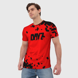 Мужская футболка 3D Dayz лепестки - фото 2
