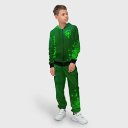 Детский костюм 3D Sally Face - green gradient вертикально - фото 2