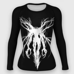 Женский рашгард 3D Dark gothic angel