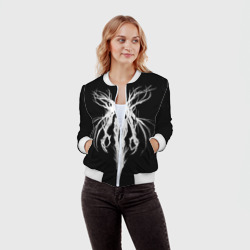 Женский бомбер 3D Dark gothic angel - фото 2