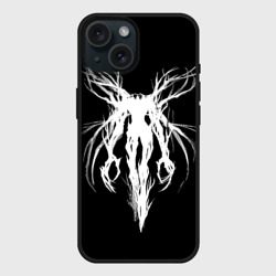 Чехол силиконовый для Apple iPhone 15 матовый Dark gothic angel