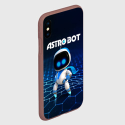 Чехол для iPhone XS Max матовый Астро бот - фото 2