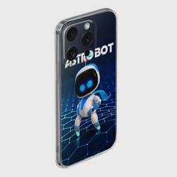 Чехол для iPhone 15 Pro Max силиконовый с защитой камеры Астро бот - фото 2