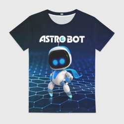 Женская футболка 3D Астро бот