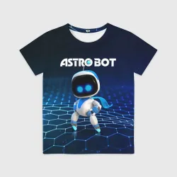 Детская футболка 3D Астро бот