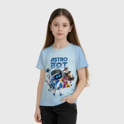 Детская футболка 3D Astro Bot - Game - фото 2