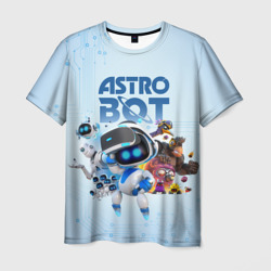 Мужская футболка 3D Astro Bot - Game