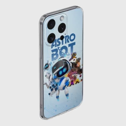 Чехол для iPhone 15 Pro силиконовый с защитой камеры Astro Bot - Game - фото 2
