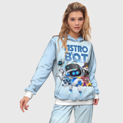 Женский костюм с толстовкой 3D Astro Bot - Game - фото 2