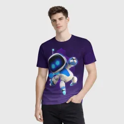 Мужская футболка 3D Mascot - Astro Bot - фото 2