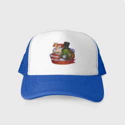 Кепка тракер с сеткой Мудрость и Печаль - Сэр Троглодит