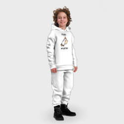Детский костюм хлопок Oversize Я гусь  и  я устал - фото 2