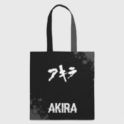 Шоппер 3D Akira glitch на темном фоне по-центру