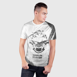 Мужская футболка 3D Slim Goblin Slayer - white gradient - фото 2
