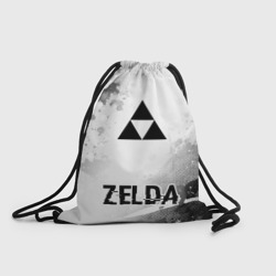 Рюкзак-мешок 3D Zelda glitch на светлом фоне по-центру