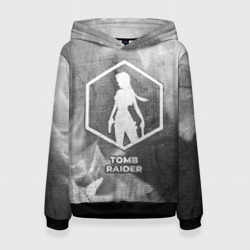 Женская толстовка 3D Tomb Raider - grey gradient