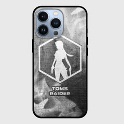 Чехол для iPhone 13 Pro Tomb Raider - grey gradient