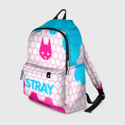 Рюкзак 3D Stray neon gradient style по-центру