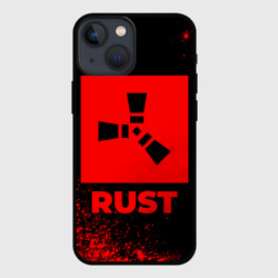 Чехол для iPhone 13 mini Rust - red gradient