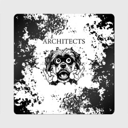 Магнит виниловый Квадрат Architects - рок пес