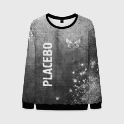 Мужской свитшот 3D Placebo - grey gradient вертикально