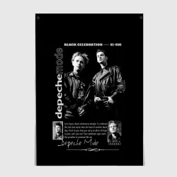 Постер Depeche Mode Black Celebration 1986