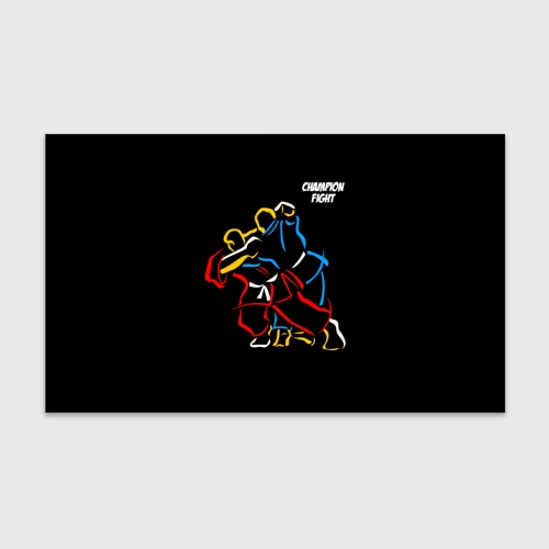 Бумага для упаковки 3D Champion fight 