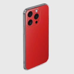 Чехол для iPhone 15 Pro Max силиконовый с защитой камеры Эмоция гнева - красный - фото 2